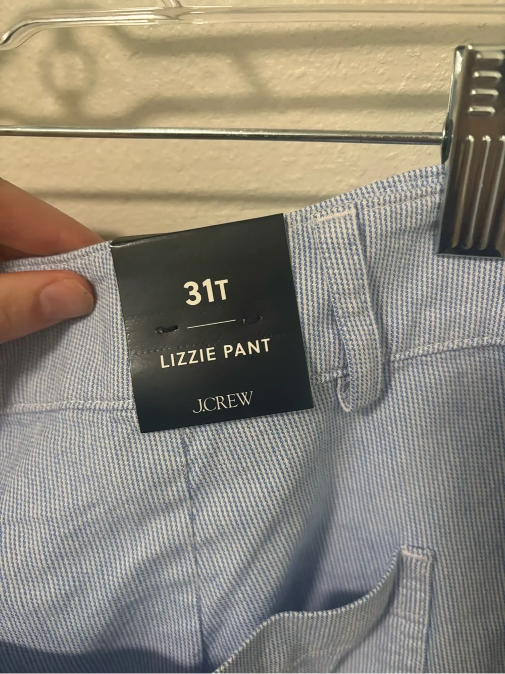 J. Crew Light Blue Wide-Leg Chinos